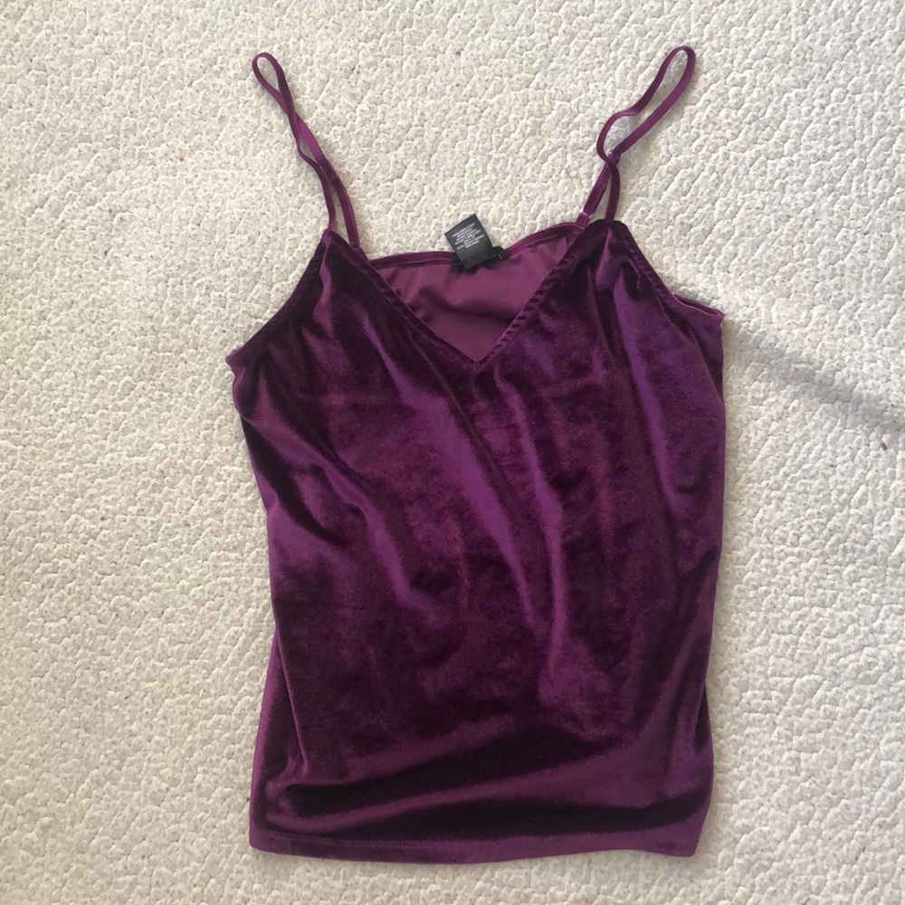 Velvet tank top